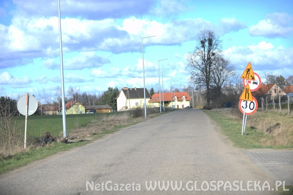 Utrudnienia na drodze Dłużyna - Krosno