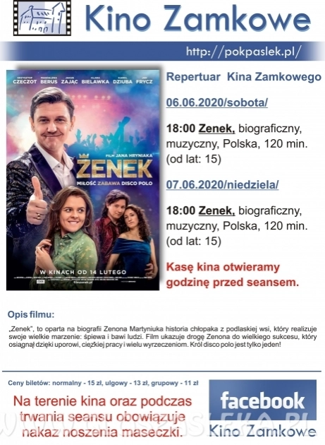 Kino Zamkowe wznawia działalność