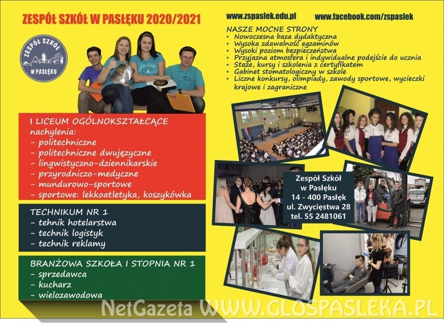 Zespół Szkół w Pasłęku - Twoja droga do przyszłości