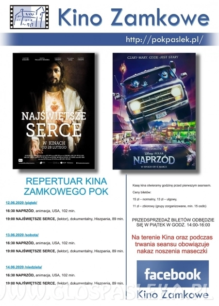 Kino Zamkowe zaprasza