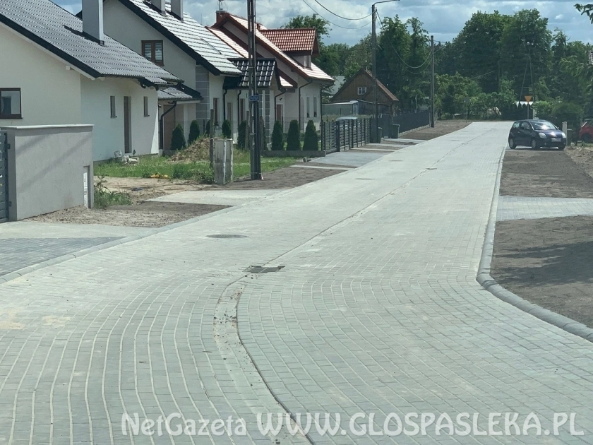 Ulica Kresowa z nową nawierzchnią