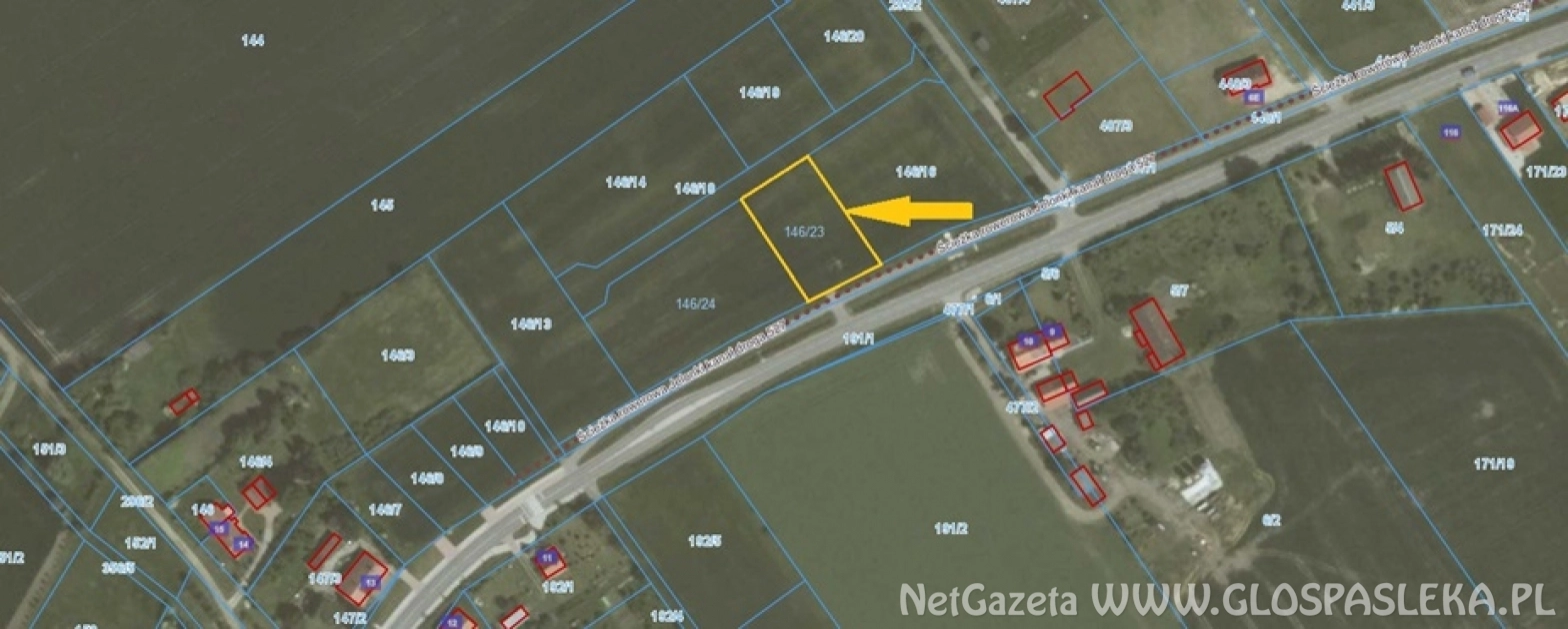 Ogłoszenie o przetargu: działka na sprzedaż 