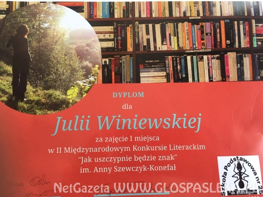 Młoda i jedna z najlepszych międzynarodowych pisarek też mieszka w Pasłęku
