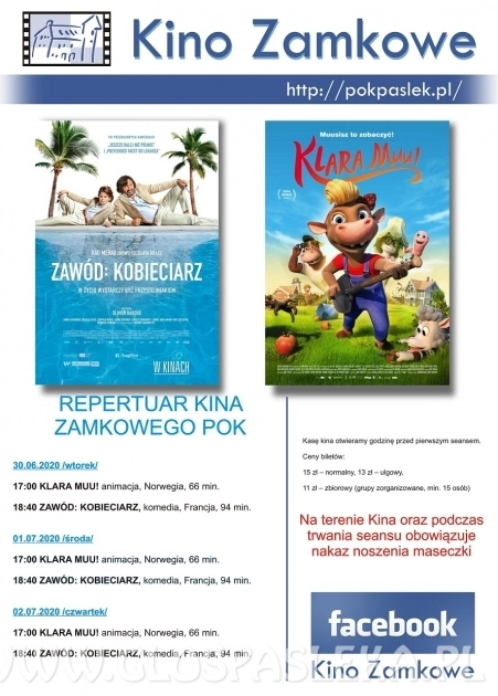 Kino Zamkowe zaprasza