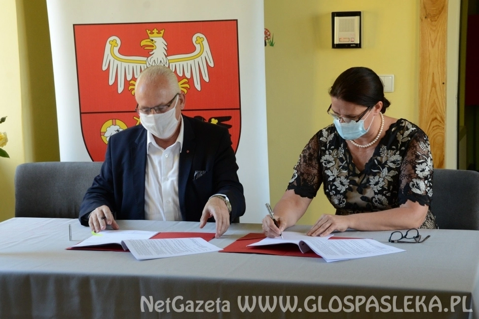 Marszałek Brzezin w pasłęckim szpitalu