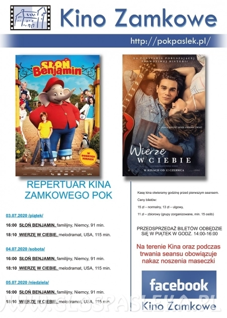Kino Zamkowe zaprasza