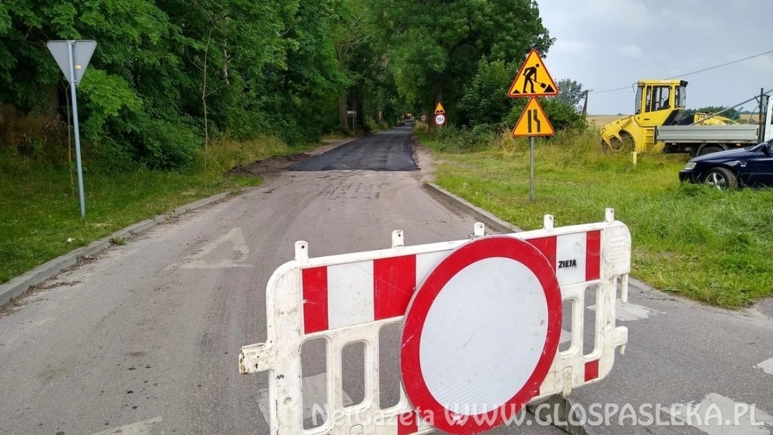 Ogłoszenie o zamknięciu drogi 