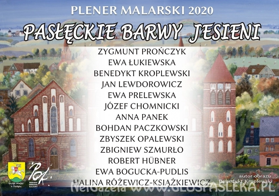 Pasłęckie barwy jesieni – plener malarski