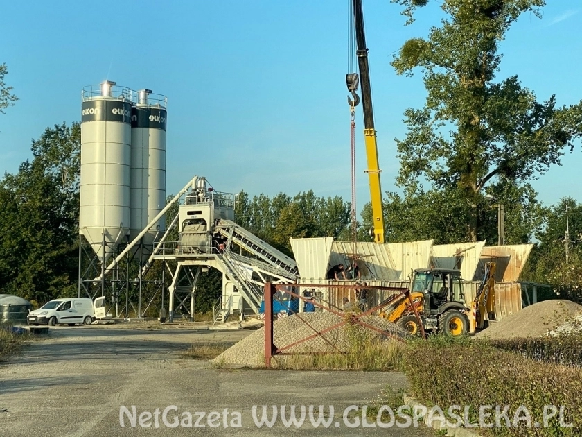 Powstaje wytwórnia betonu