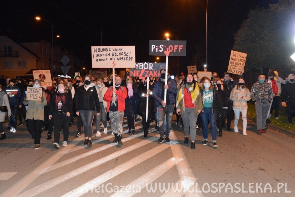 Protestowali Pasłęczanie