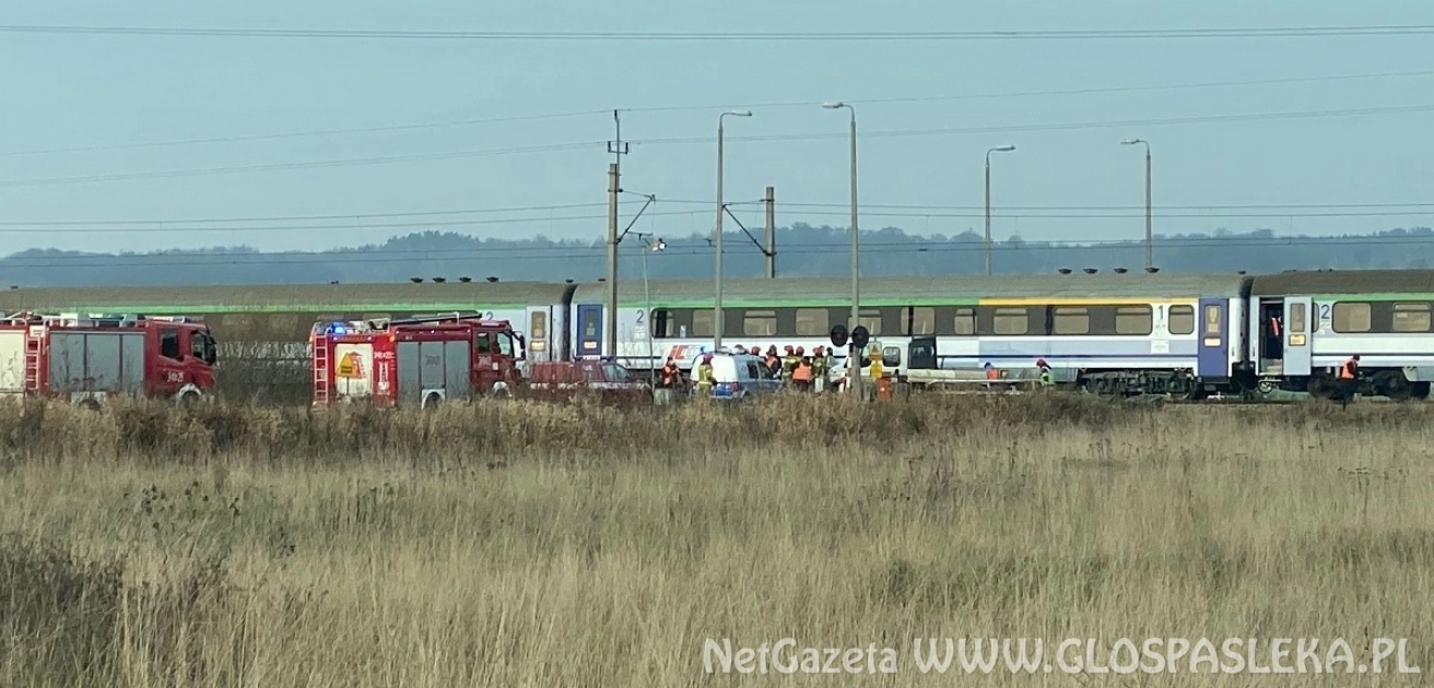 Kolizja na torach koło Bogaczewa