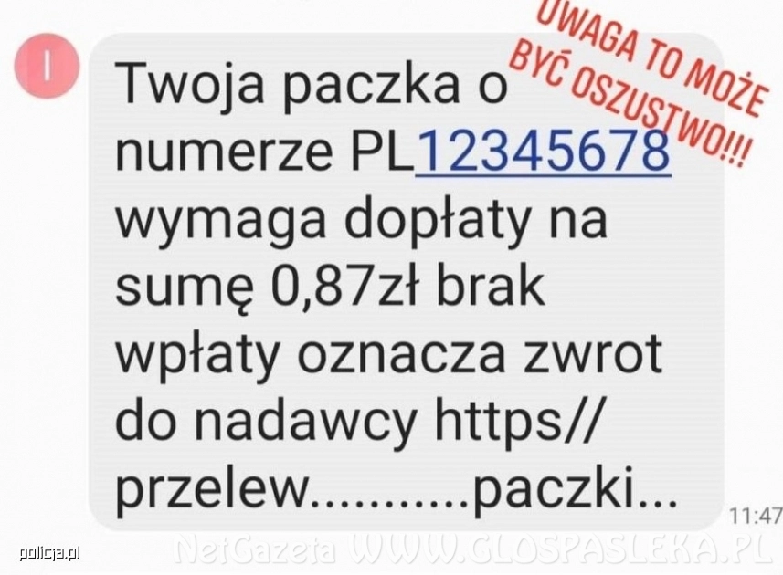 Dostałeś SMS-a z prośbą o dopłatę do przesyłki? Uważaj to może być oszustwo!