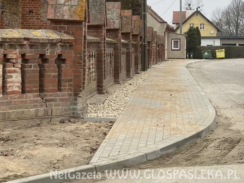 Remont chodnika zakończony