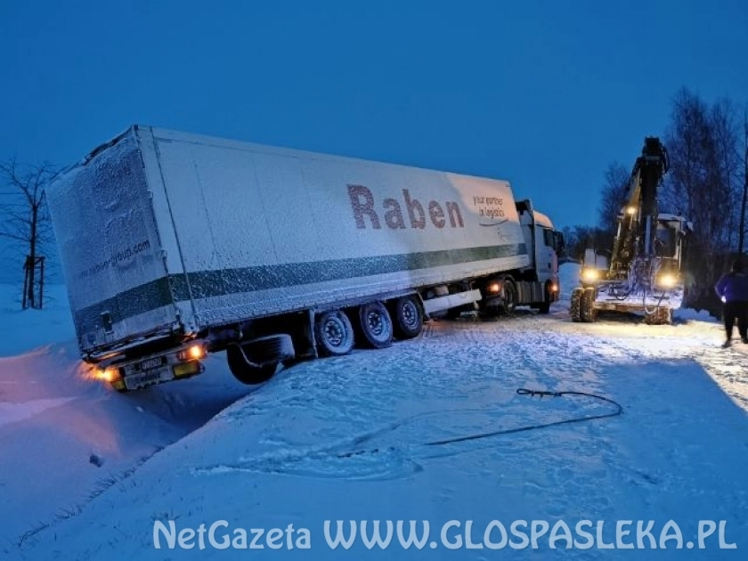 Zablokowana trasa do Ornety