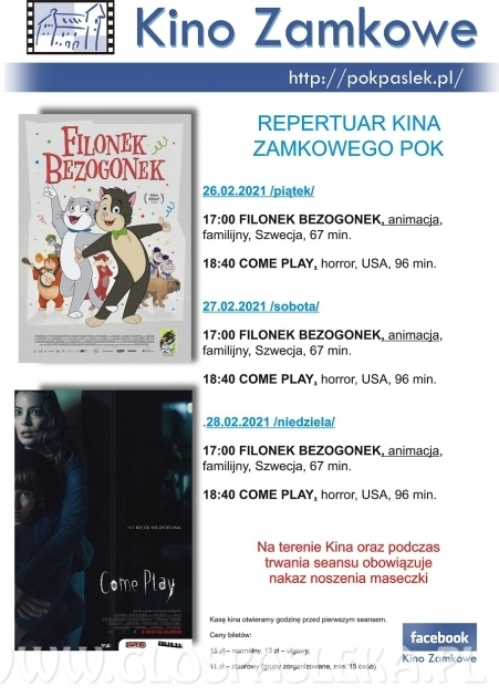 KINO ZAMKOWE ZAPRASZA