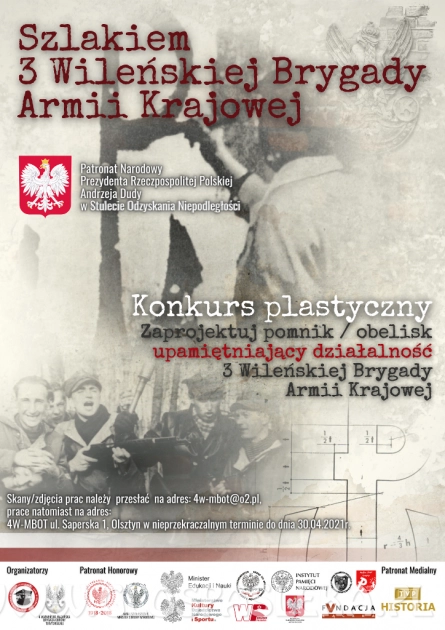 KONKURS „SZLAKIEM 3 WILEŃSKIEJ BYGADY ARMII KRAJOWEJ”
