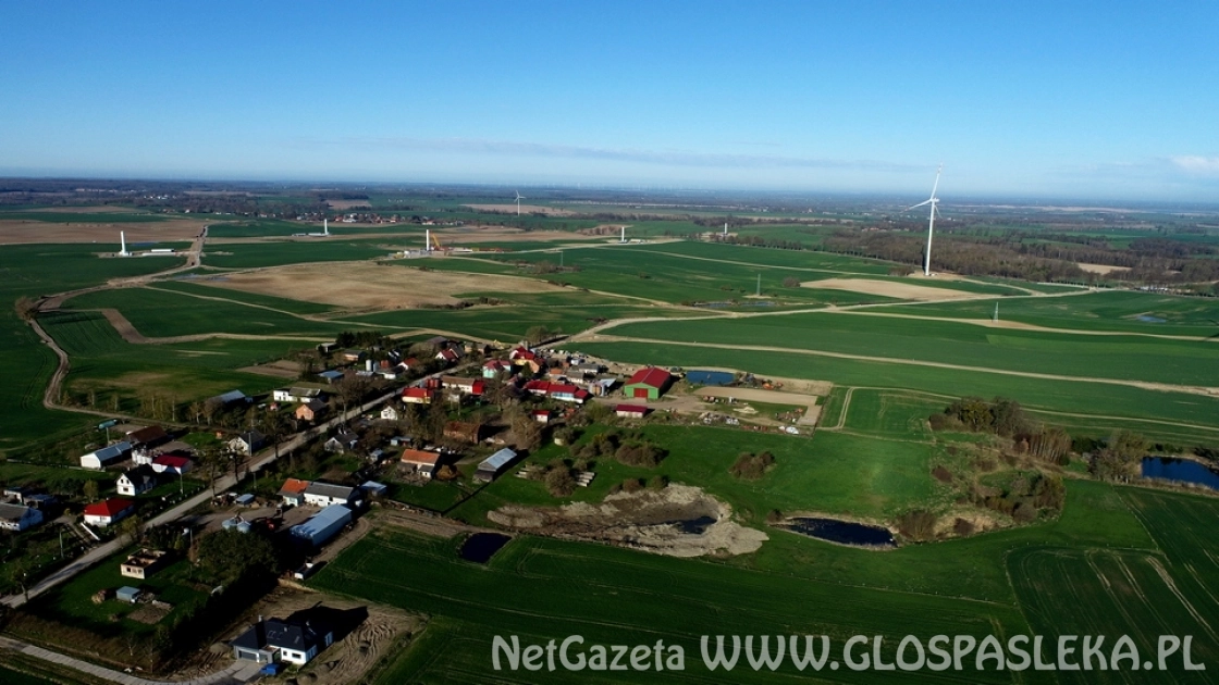 Wiatraki z lotu ptaka