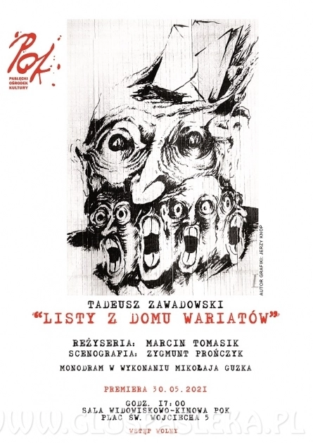 Premiera spektaklu Listy z domu wariatów