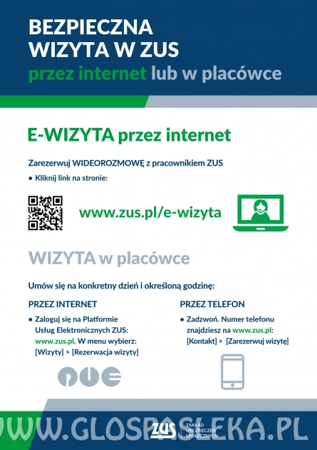Klienci ZUS na Warmii i Mazurach skorzystali z ponad 1,8 tys. konsultacji on-line.