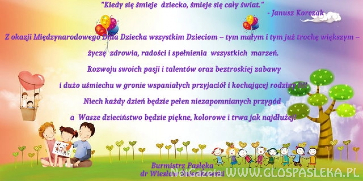 Życzenia z okazji Dnia Dziecka