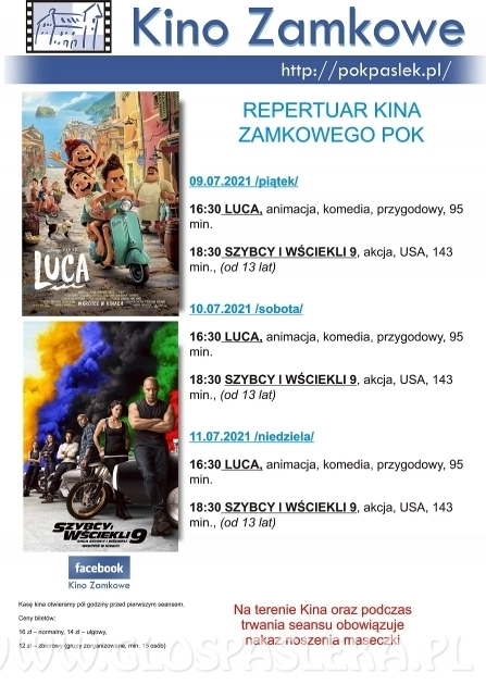 Kino Zamkowe zaprasza