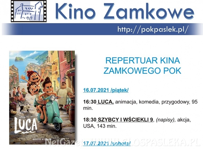 Kino Zamkowe zaprasza