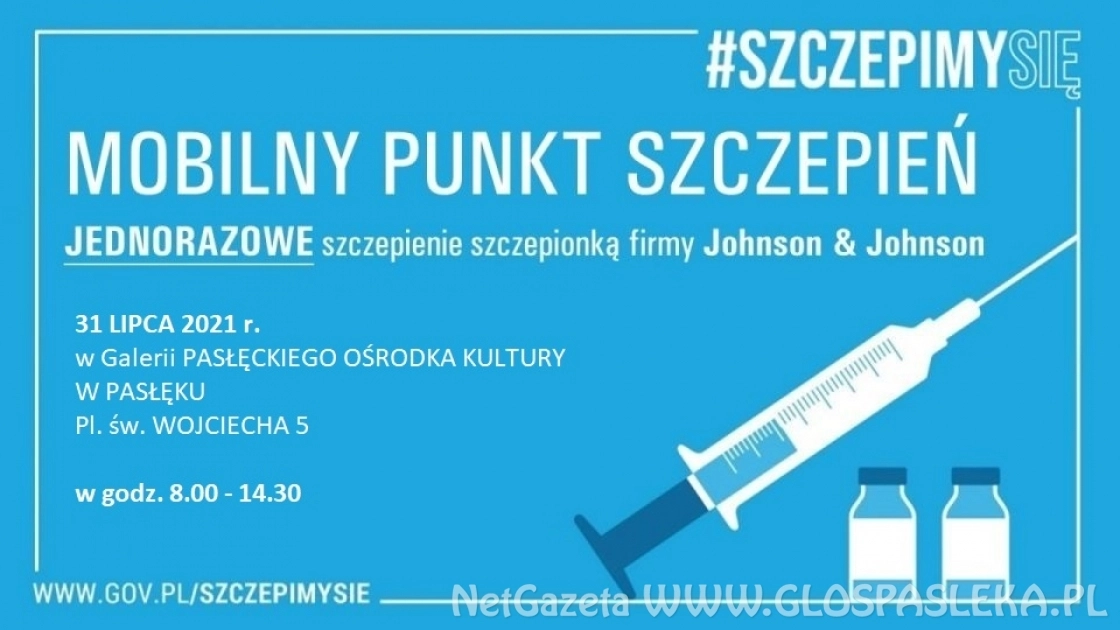 Mobilny Punkt Szczepień w Pasłęku