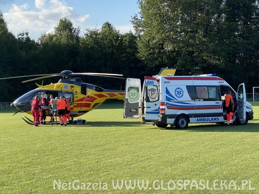 Lądował śmigłowiec LPR
