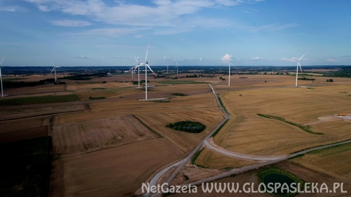 Wiatraki z lotu ptaka