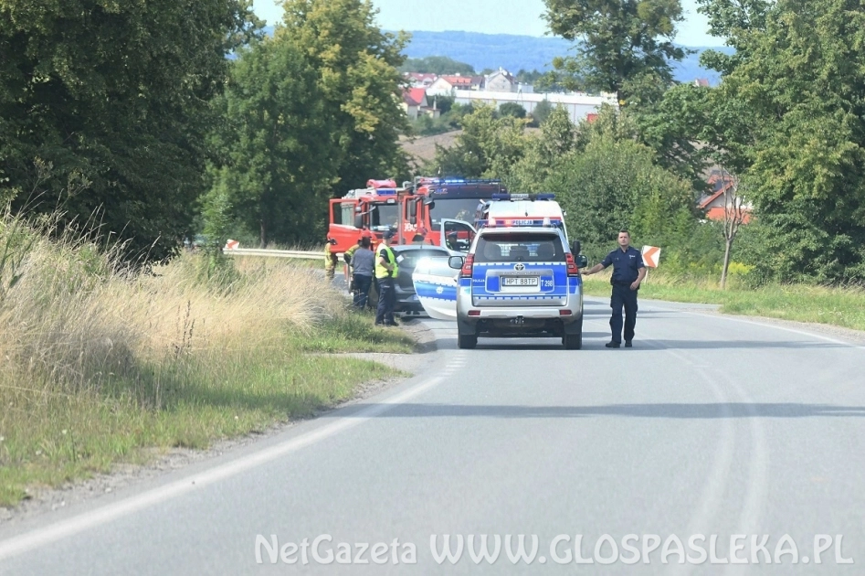 Pasłęk: Skuterem zderzył się z samochodem