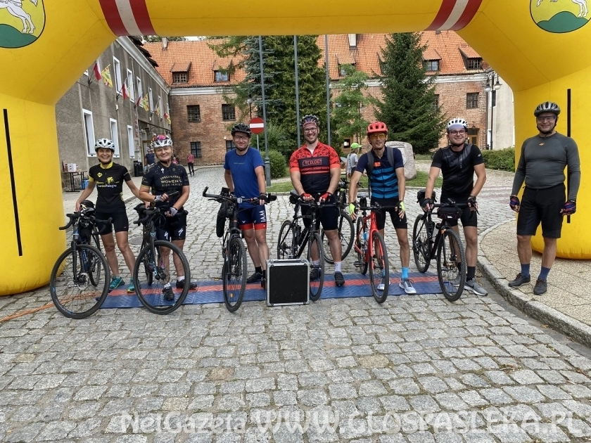 Cykliści z Trójmiasta w Pasłęku