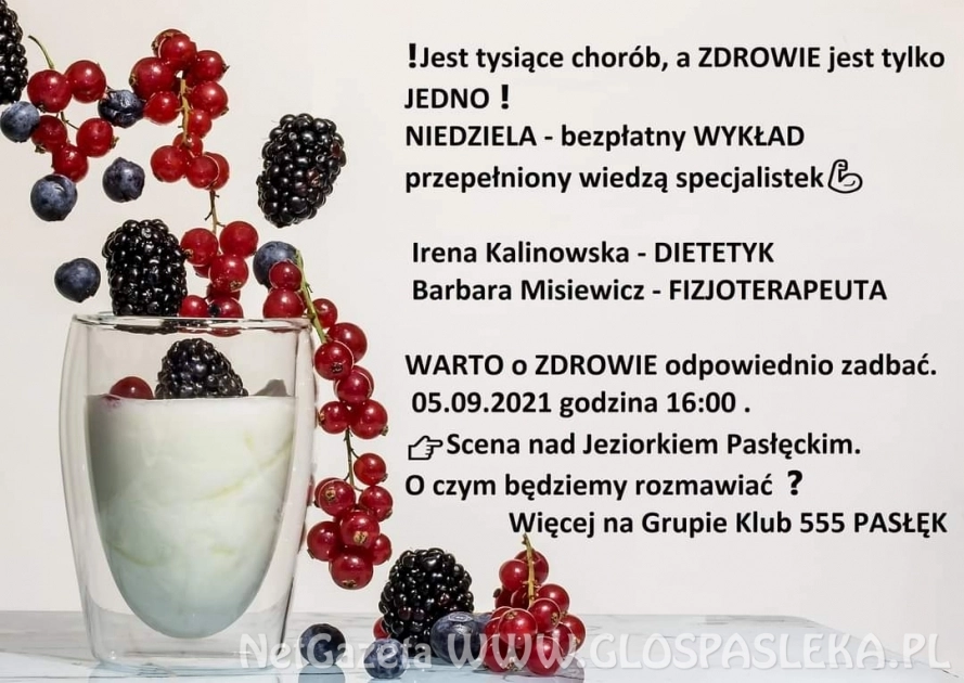 Jest tysiące chorób, a zdrowie jest tylko jedno !