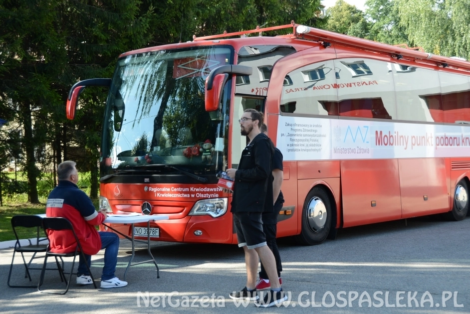 Zebrano 8 litrów krwi