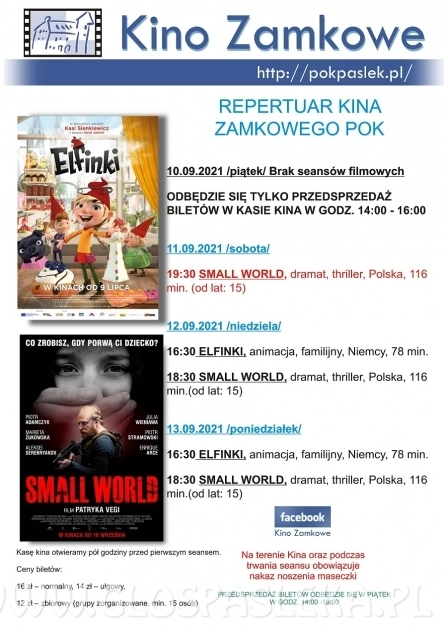 Kino Zamkowe zaprasza