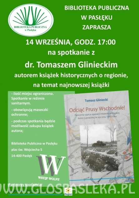 Spotkanie autorskie w pasłęckiej bibliotece