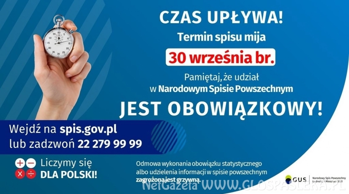 Ostatnia szansa na udział w spisie powszechnym.