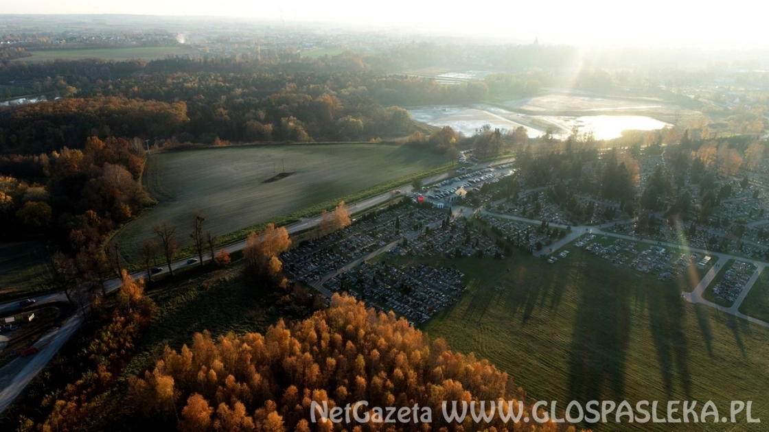 Cmentarz z lotu ptaka