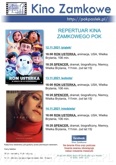 Kino Zamkowe zaprasza