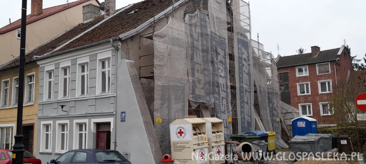 Trwa remont budynków na ul. Mickiewicza
