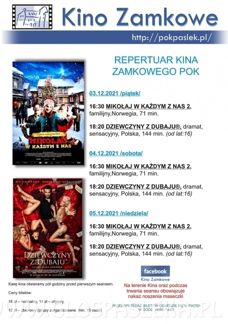 Kino Zamkowe zaprasza