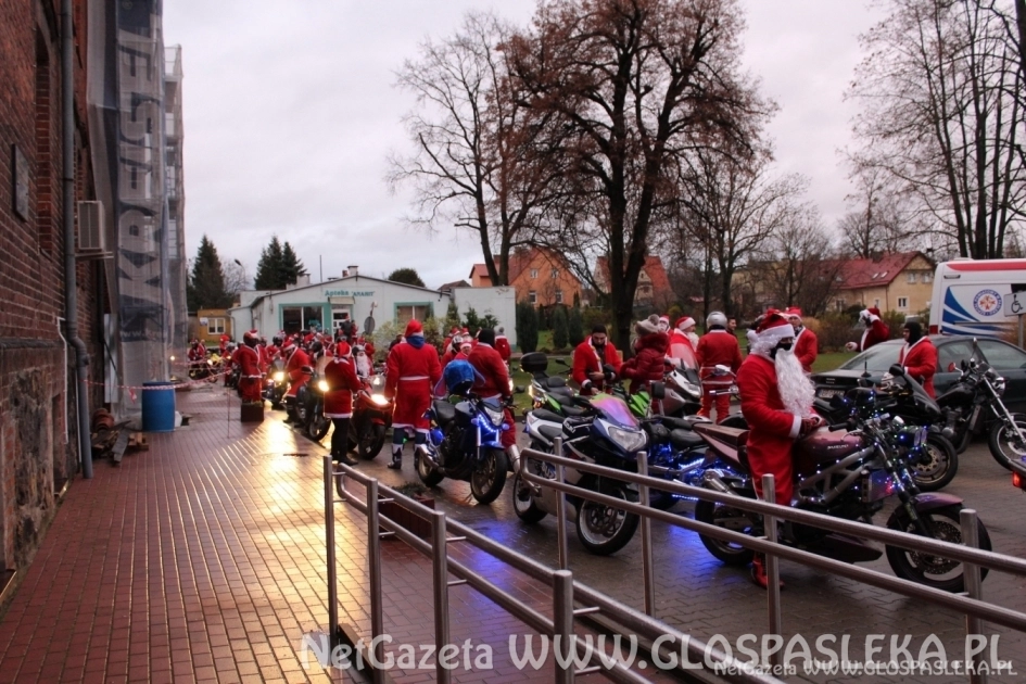 Mikołaje na motorach