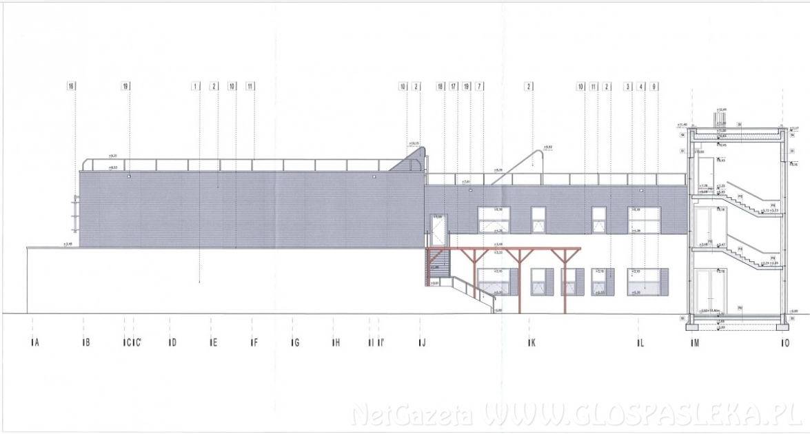 Przetarg na budowę hali wid. - sportowej w ZSEiT