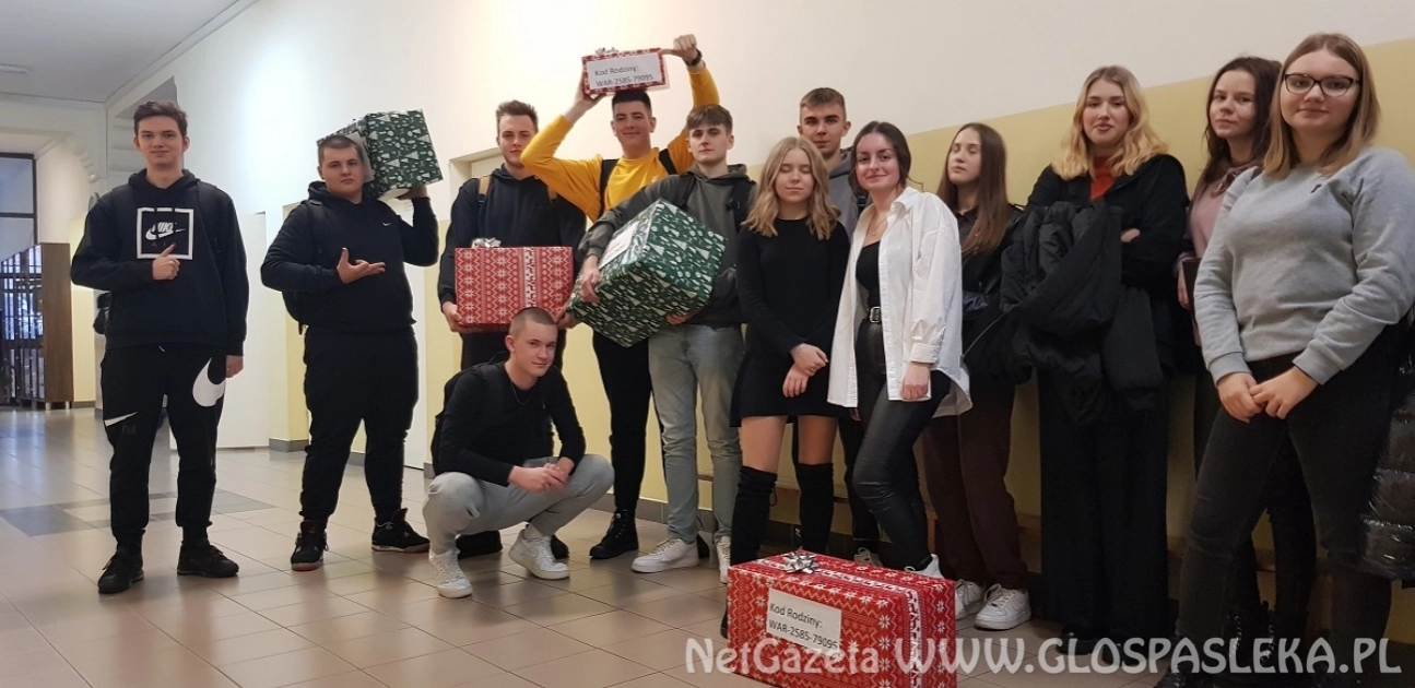 Finał Szlachetnej Paczki  w Zespole Szkół w Pasłęku