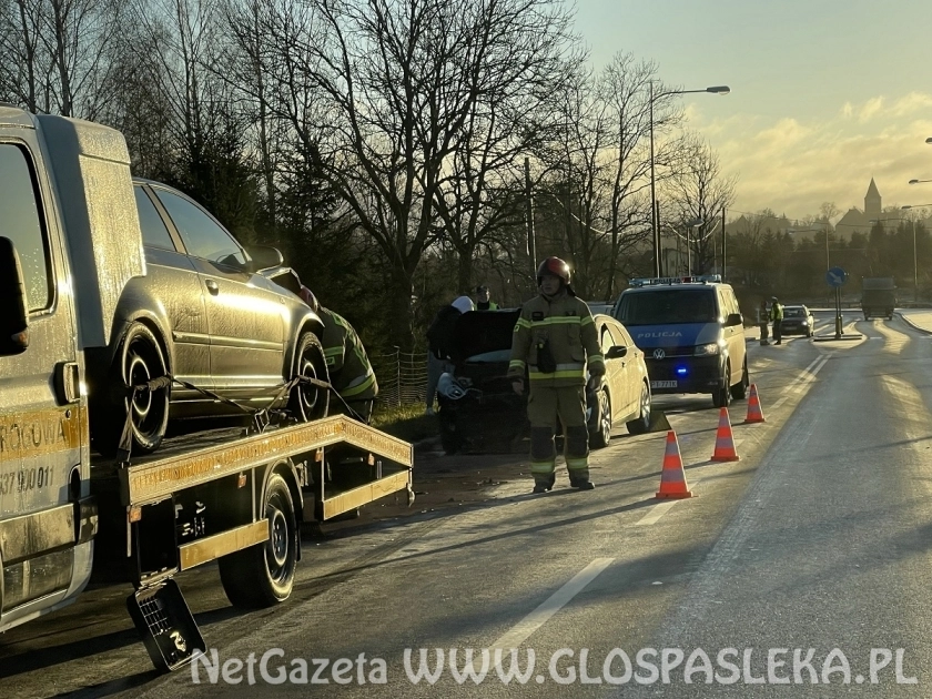 Pięć kolizji - ślisko i brak wyobraźni