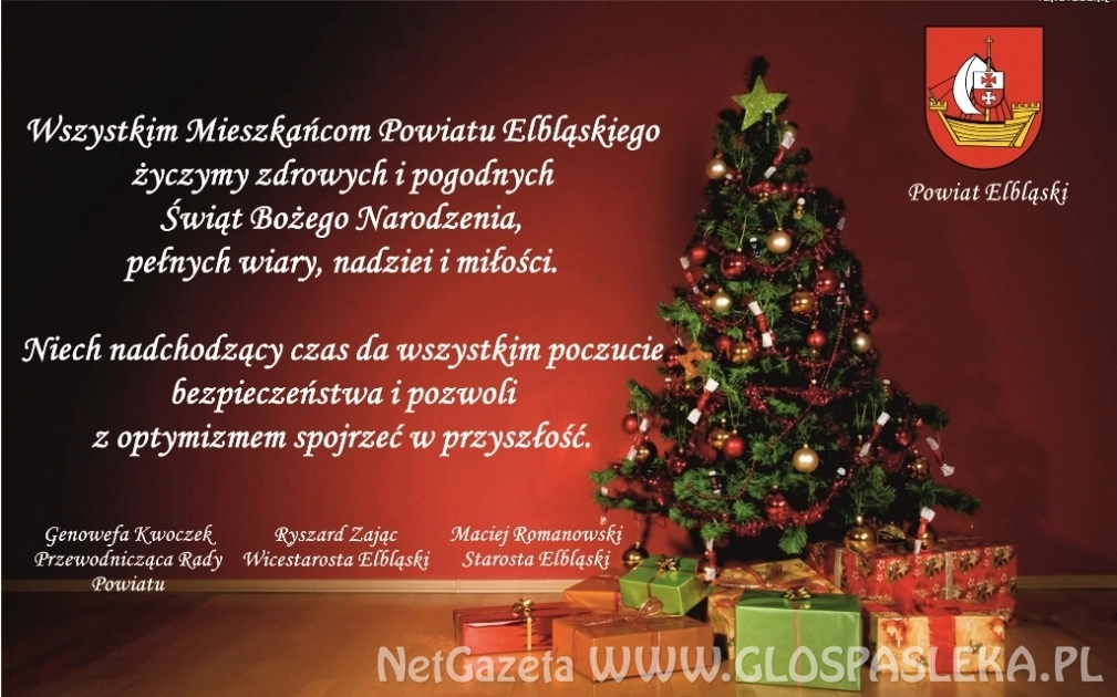 Życzenia starosty i rady powiatu