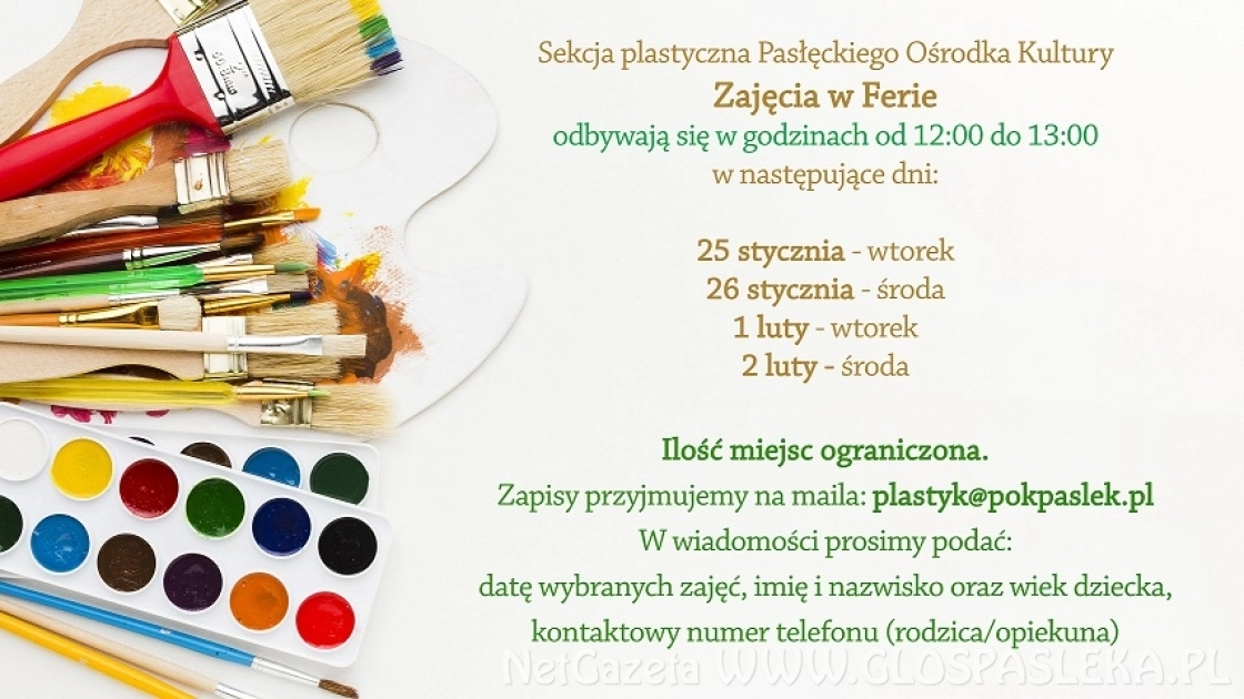 Ferie – zajęcia plastyczne