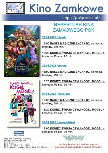 Kino Zamkowe zaprasza