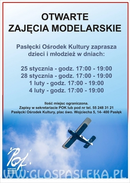 Otwarte zajęcia modelarskie