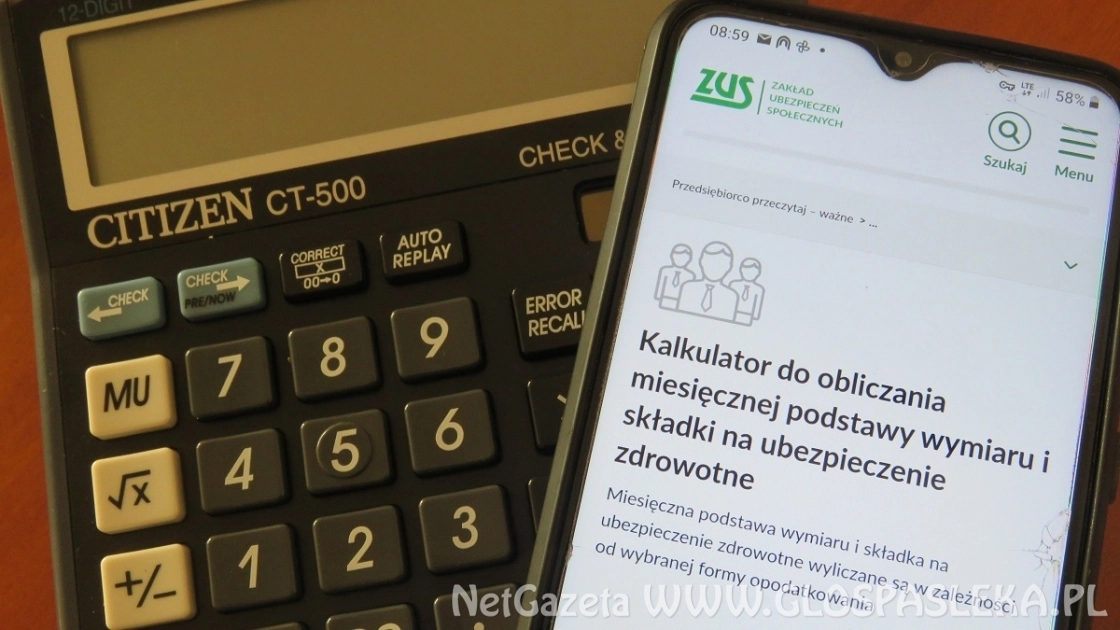 Specjalny kalkulator pomoże przedsiębiorcom obliczyć składkę zdrowotną