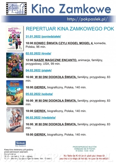 Kino Zamkowe zaprasza